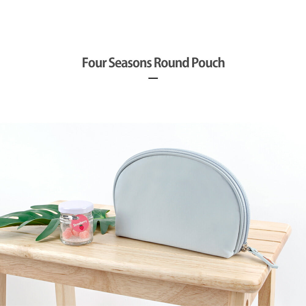 メガネが入るポーチ Four Seasons Round Pouch | BAGS IN BAG(バッグインバッグ)