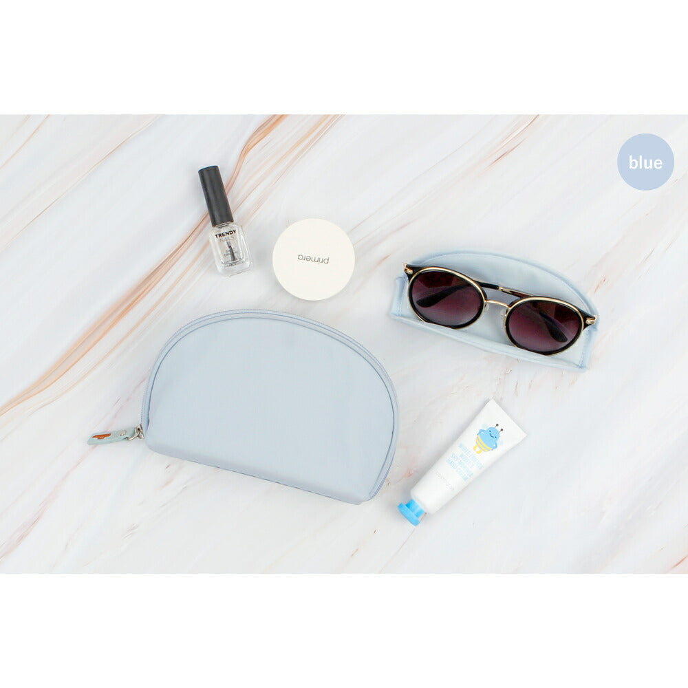 メガネが入るポーチ Four Seasons Round Pouch | BAGS IN BAG(バッグインバッグ)