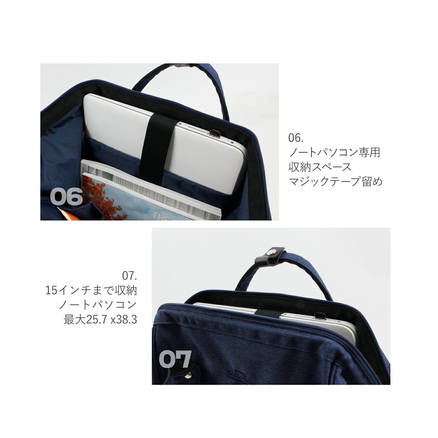 PCも入るリュックサック Daily Wire Back Pack | BAGS IN BAG(バッグインバッグ)