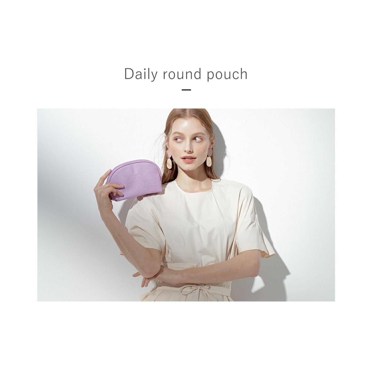 メガネも入るポーチ Daily Round Pouch | BAGS IN BAG(バッグインバッグ)