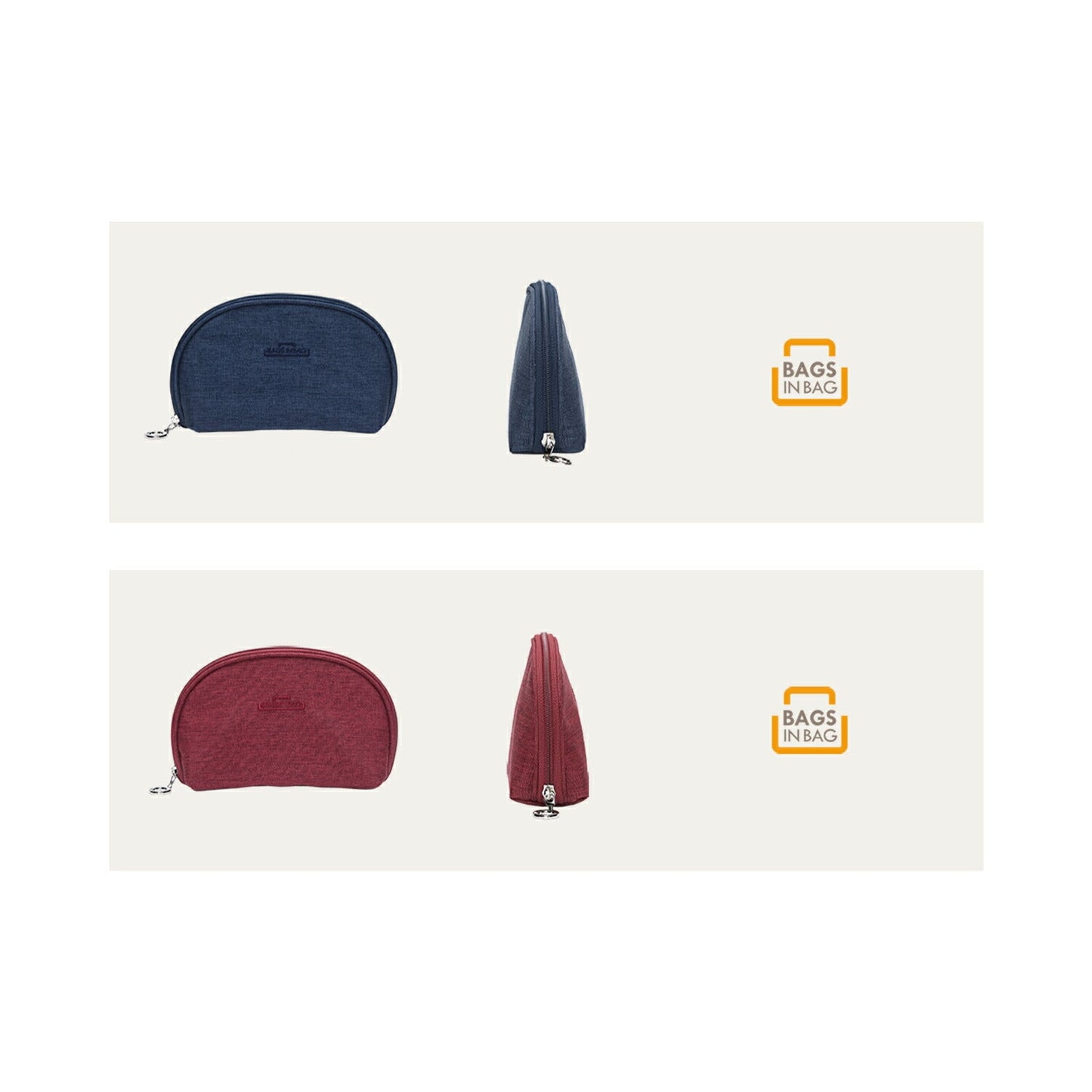 メガネも入るポーチ Daily Round Pouch | BAGS IN BAG(バッグインバッグ)