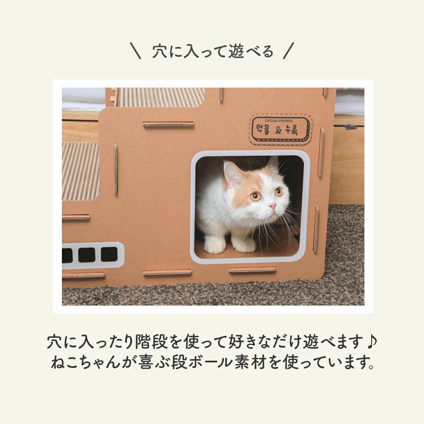 キャットステップ Nyang city Cat steps | BOXPARTNER(ボックスパートナー)