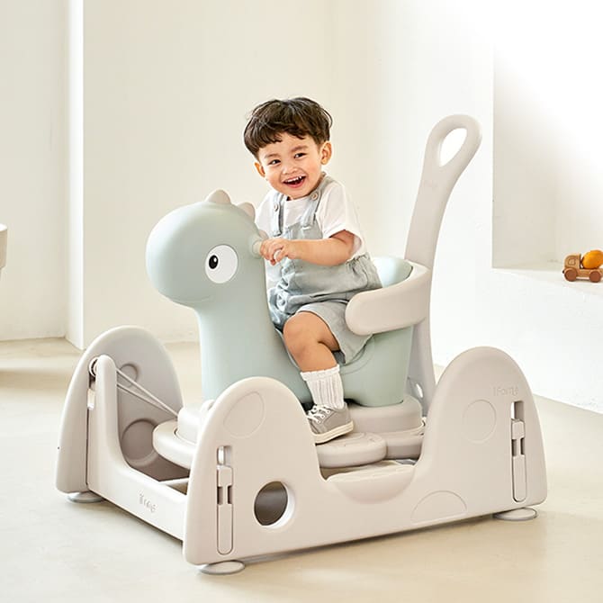 室内で遊べる乗用玩具セット 木馬 恐竜 FAMY BABY CAR SPRING PART SET | iFam(アイファム)