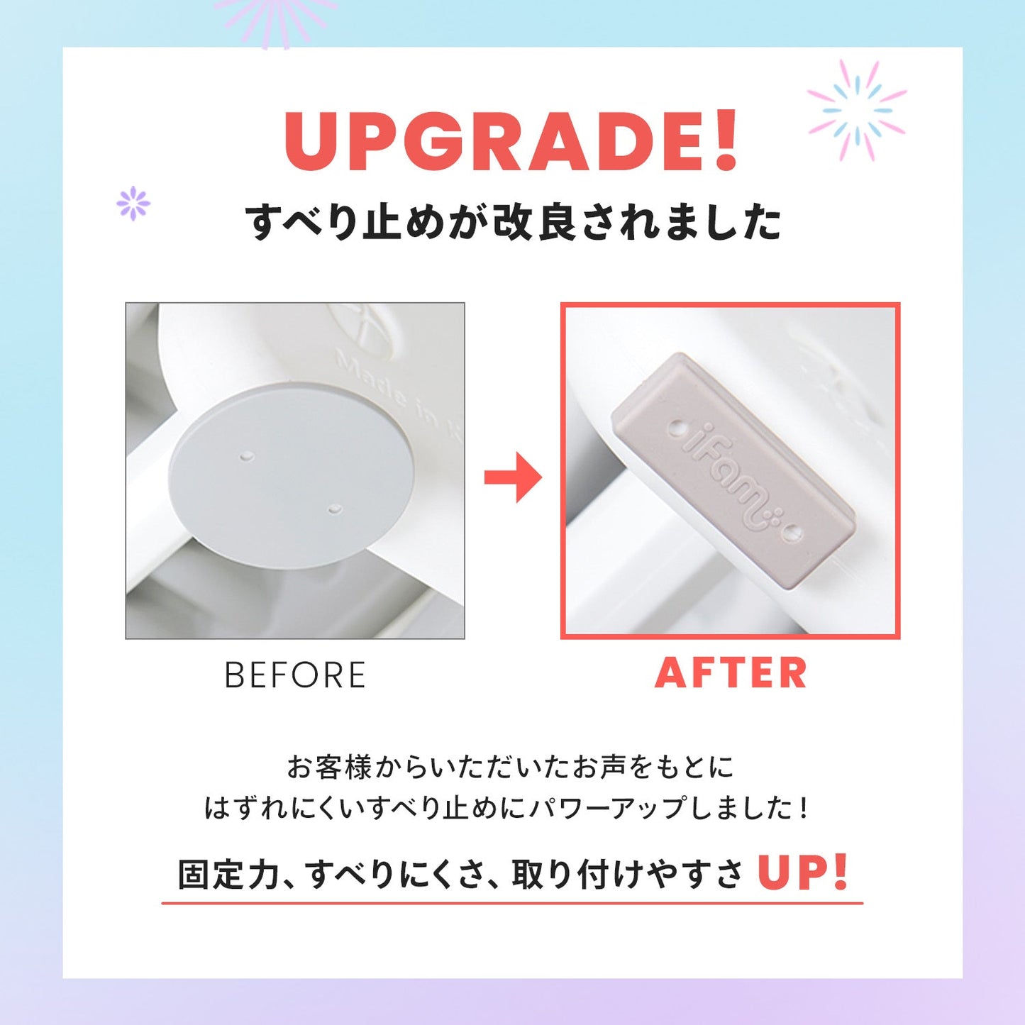 手すり付きキッズステップ セーフティガード付きステップ&スツール 2段 | iFam(アイファム)