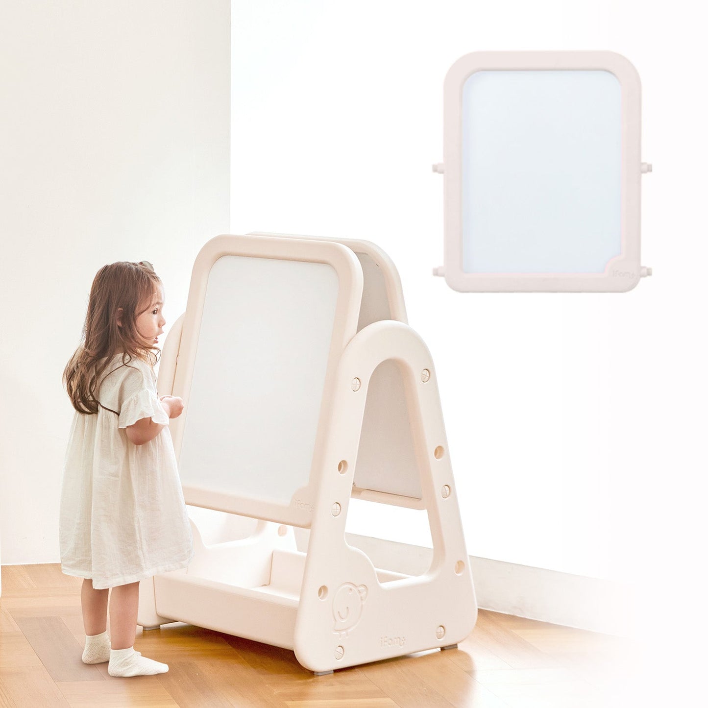 キッズホワイトイーゼル 【追加用】ボード ※本体は別売りです | iFam(アイファム)