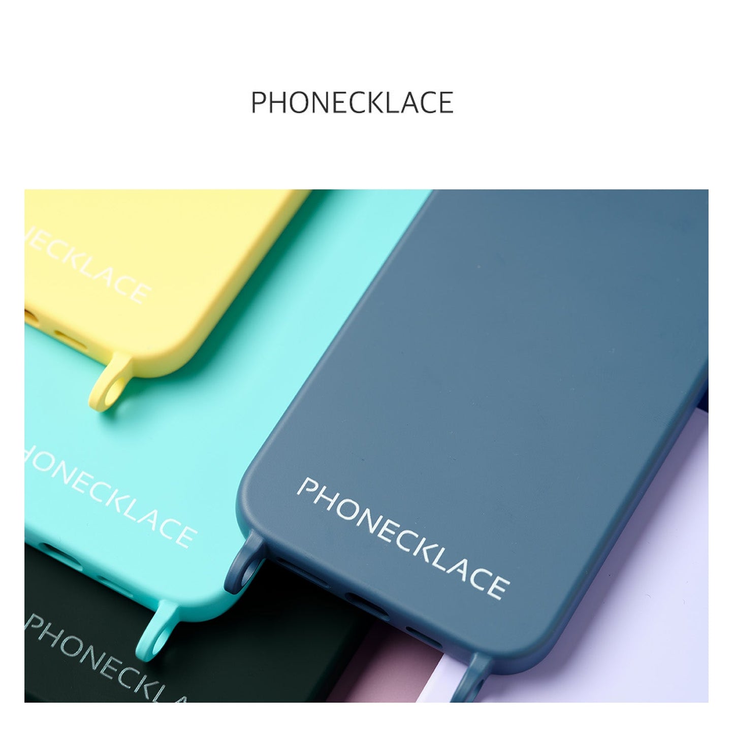 iPhone13 シリコンケース本体 Silicone Case | PHONECKLACE(フォンネックレス)