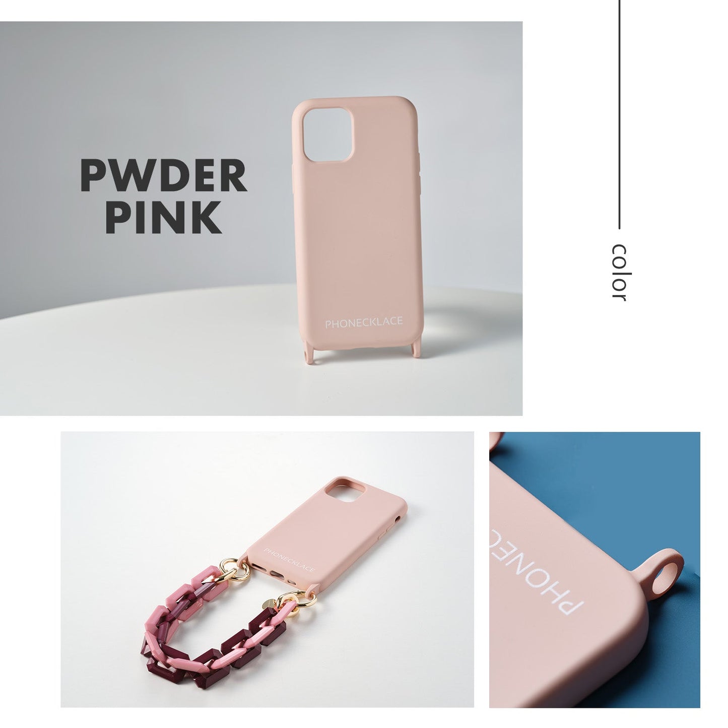 iPhone13 シリコンケース本体 Silicone Case | PHONECKLACE(フォンネックレス)