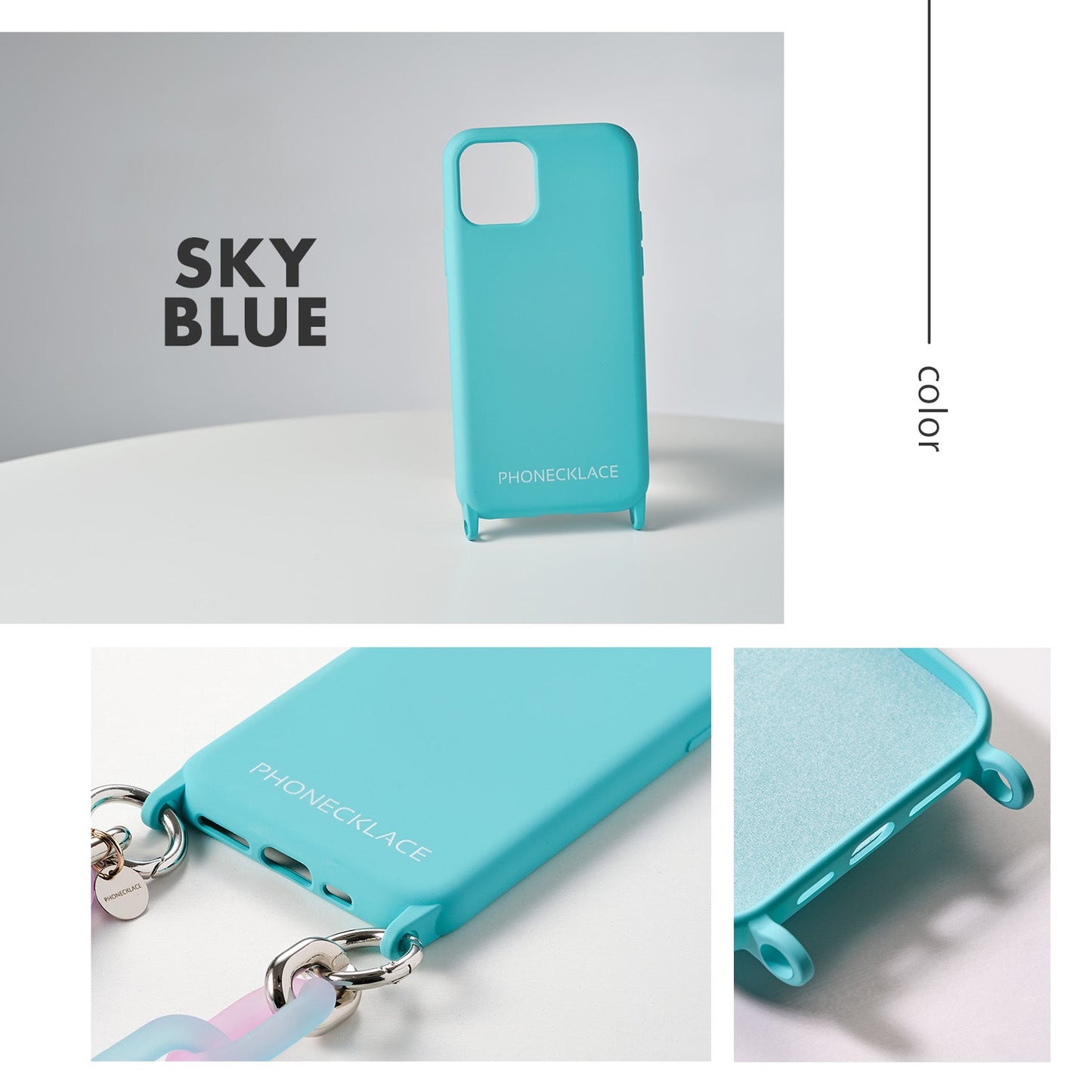 iPhone13 シリコンケース本体 Silicone Case | PHONECKLACE(フォンネックレス)