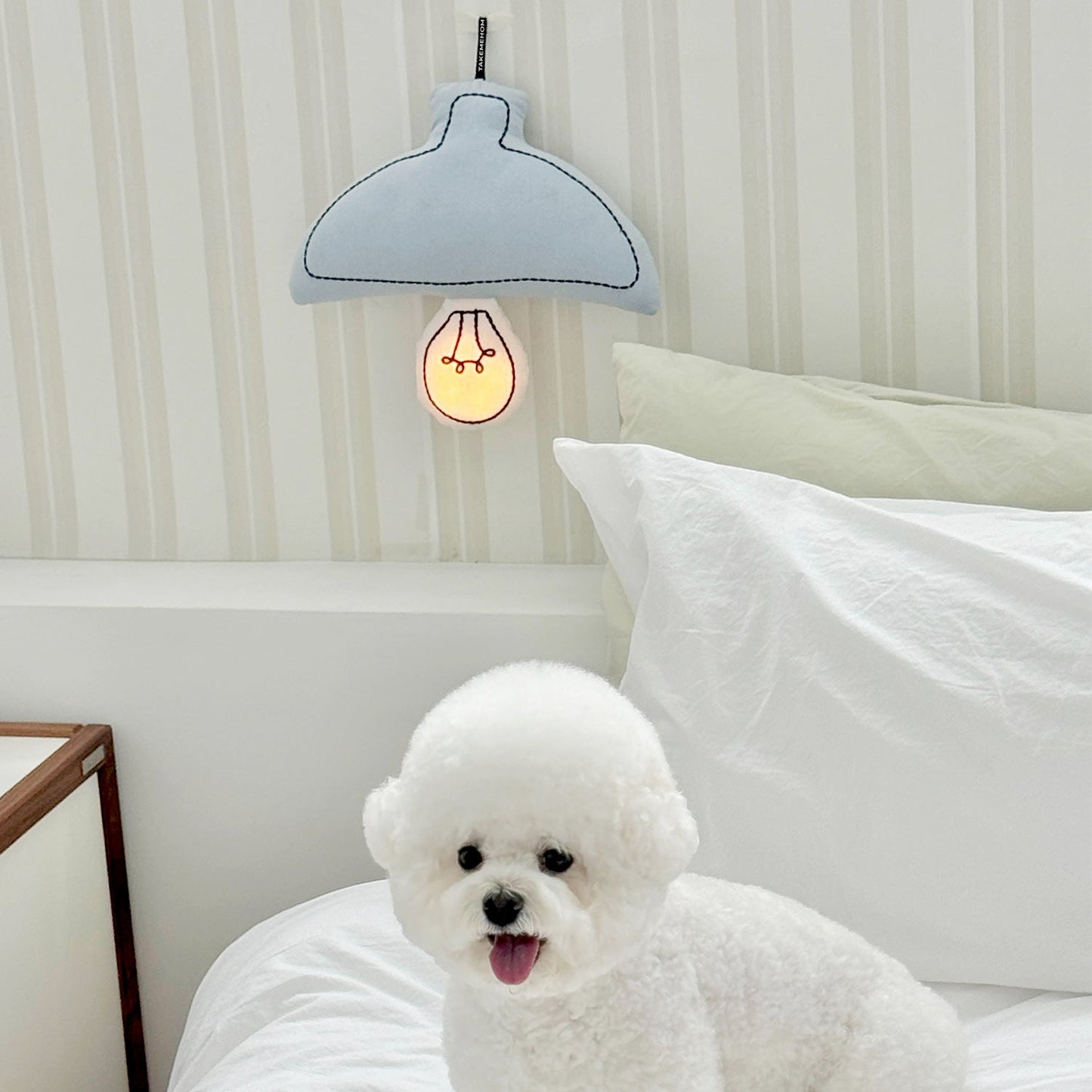ファブリックライトクッション LIGHT FABRIC CUSHION | Takemehom(テイクミーホーム)