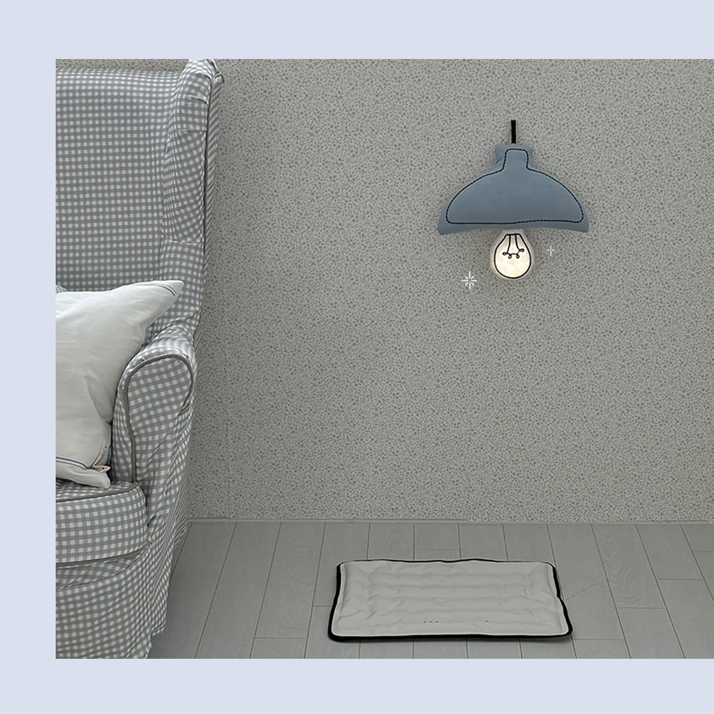 ファブリックライトクッション LIGHT FABRIC CUSHION | Takemehom(テイクミーホーム)