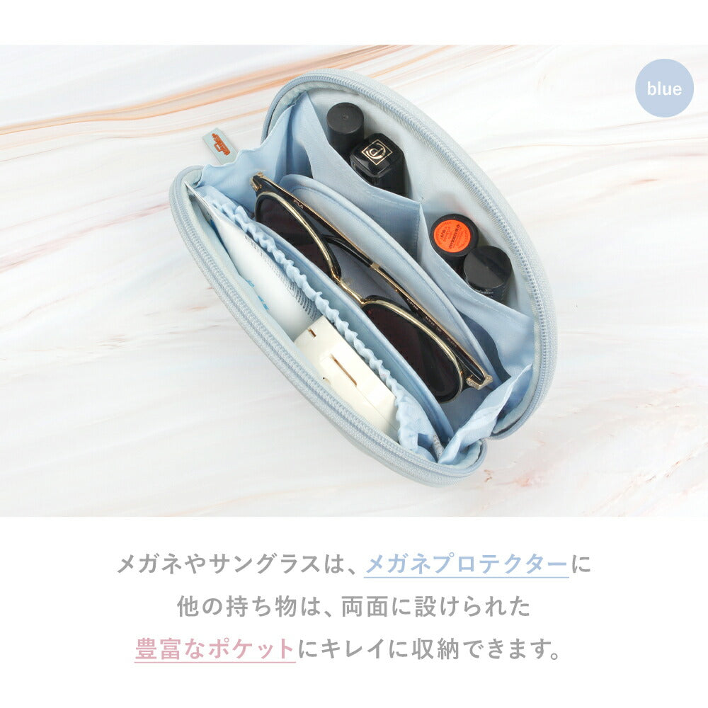 メガネが入るポーチ Four Seasons Round Pouch | BAGS IN BAG（バッグインバッグ）