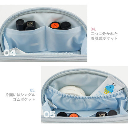 メガネが入るポーチ Four Seasons Round Pouch | BAGS IN BAG（バッグインバッグ）