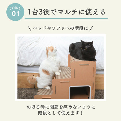 キャットステップ Nyang city Cat steps | BOXPARTNER（ボックスパートナー）