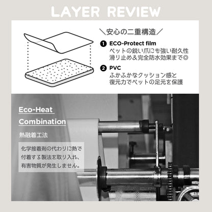 110×220 防水 抗菌 ペットマット Dogzari Flat | ecofoam（エコフォーム）