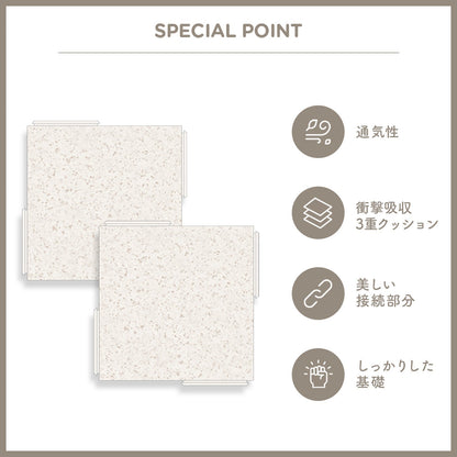 コーナー4枚セット 隙間ができないジョイントマット Airlink Mat | ecofoam（エコフォーム）