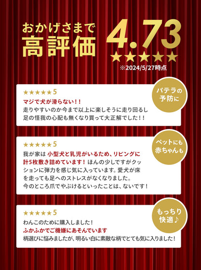 PVCマット ペット用フロアマット 220×110cm 180x140cm 65×180cm | DoriDori（ドリドリ）