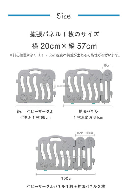 ベビーサークル拡張パネル2枚セット FIT-IN | iFam（アイファム）