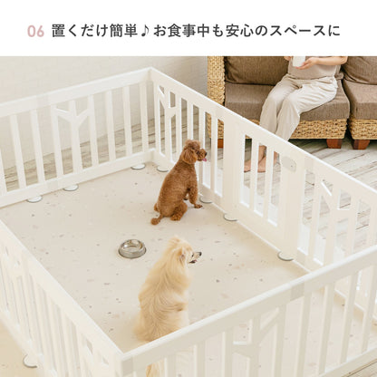 ペットサークル バーチ ドア付き 8枚セット | iFam（アイファム）