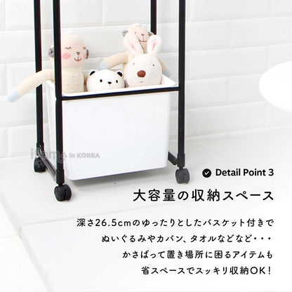 ハンガーオーガナイザー1列 LOOK TROLLEY HANGER ORGANIZER A1 | iFam（アイファム）